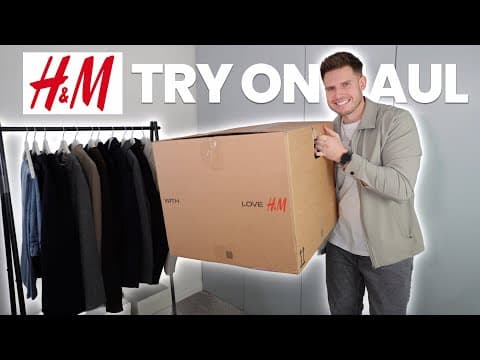 Huge New In H&m Try On Haul | Men's Fashion 2025