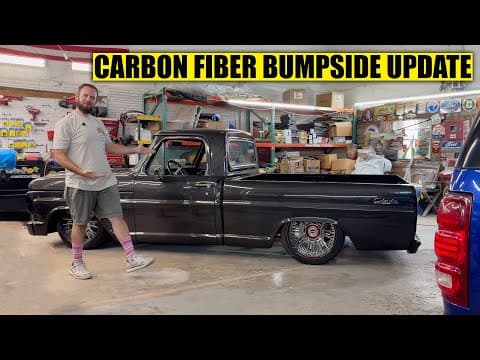 Update On Carbon Clyde Our 1969 Carbon Fiber F100 Bumpside + Snickers Update