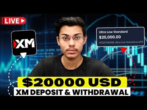 $20,000 (₹20lakh) Live Profit Withdrawal From Xm🔥 | Watch Before Video Deleted #xm #xmforex