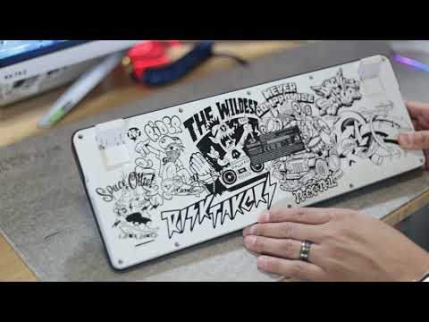 Graffiti Keyboard Unboxed — Rgb, Hot-swap & More! @redragonkeyboard