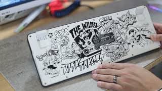 Graffiti Keyboard Unboxed — Rgb, Hot-swap & More! @redragonkeyboard