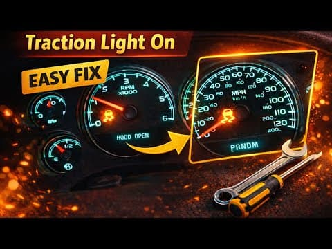 Traction Control Light On? Don’t Replace Anything Until You See This