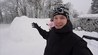 De Grootste Iglo Maken In De Tuin!! #4531 #4532