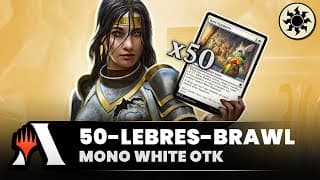 🐰 O Brawl Mais Barato De Todos! | 50 Lebres Aggro No Brawl! (magic Arena)