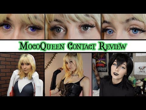 Mocoqueen Contact Review + Cosplay! 👀
