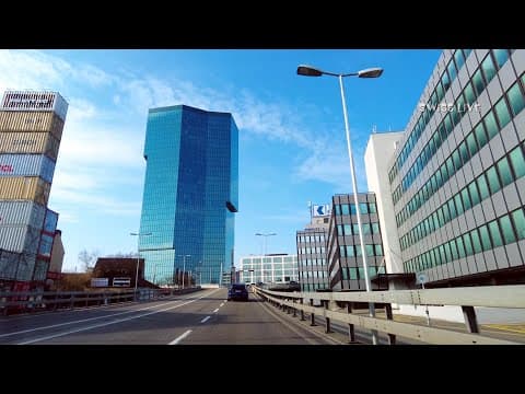 Drive By Car - Driving From Zurich City To Zurich Dolder / Switzerland