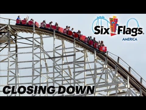 Six Flags Is Shutting Down This Park - My Actual Last Visit To Six Flags America