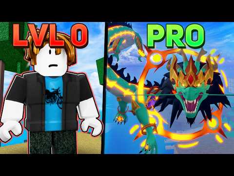 Noob To Pro With Dragon Fruit In Blox Fruits...