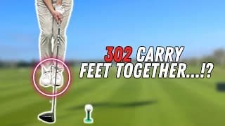 60 Year Old Can Hit It 302 Yards Carry With Feet Together Drill