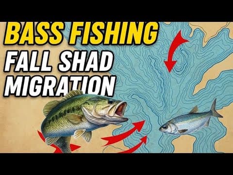 The Secrets Behind The Fall Shad Migration - Bass Fishing Success