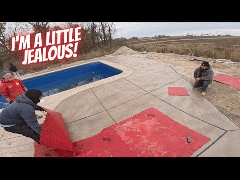 My Best Pool Deck Ever! Looks Awesome.