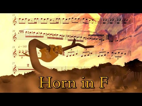 The Lion King - Stampede || French Horn Sheet Music