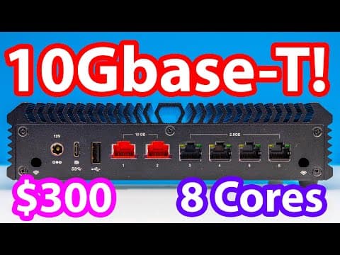 The New $300 10gbe Router, Firewall And Virtualization System