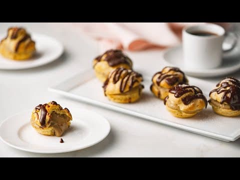 Recipe For Cream Puffs With Coffee Pastry Cream Filling