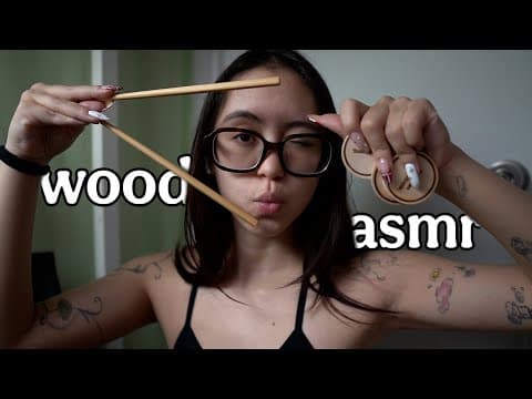 Asmr Wooden Whispers & Fast Taps (chopsticks + Checkers)