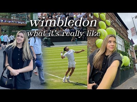 A Few Days In London: Going To Wimbledon! + Exploring Notting Hill!