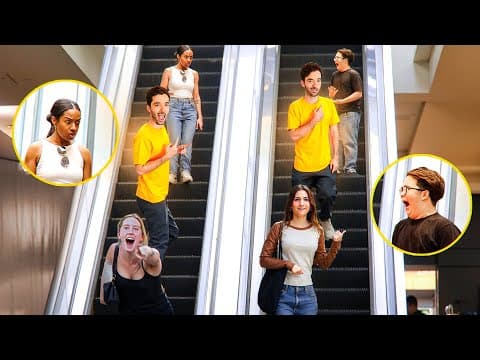 Appearing At Two Different Escalators At The Same Time!