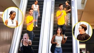 Appearing At Two Different Escalators At The Same Time!