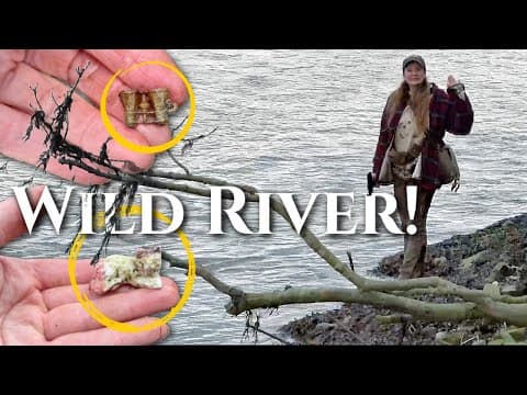 What Did The Stormy River Wash Out? A Wonderful Haul Of River Finds! Mudlarking & Treasure Hunting