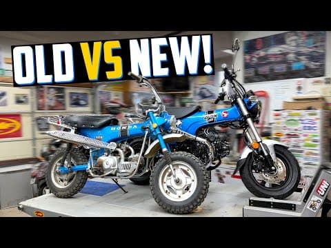 Old Vs New: Here's What A Honda Mechanic Thinks Of The Dax 125 Vs A 1970 Ct70!