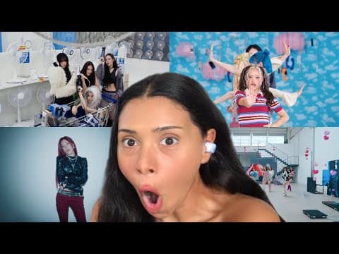 Meovv 'burning Up' / Kim Lip 'can You Entertain?' / Niziu 'emotion' / Hana 'my Body' Mv | Reaction!