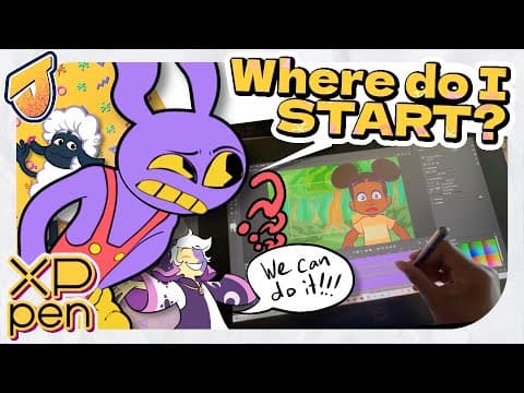 How To Make An Animated Music Video (feat. Xppen’s Artist Pro 24 (gen 2) 165hz)