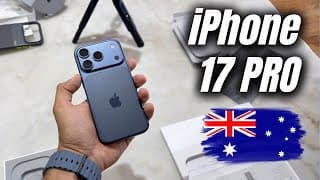Iphone 17 Pro Unboxing In Australia - Deep Blue 256gb + Price