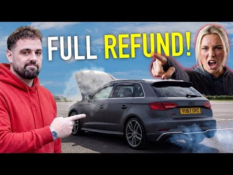 Customer Demanded A Full Refund For A Broken Audi S3!