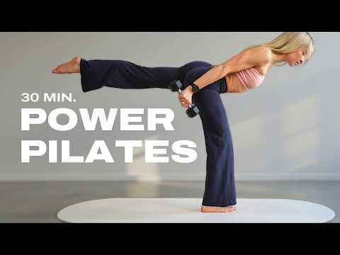 30 Min. Full Body Dumbbell Workout | Intermediate | Pilates With Weights At Home