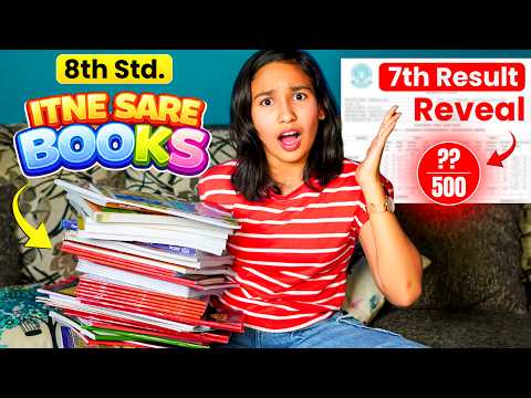 New Academic Books Unboxing + My Shocking 7th Marks Reveal! 😭🔥