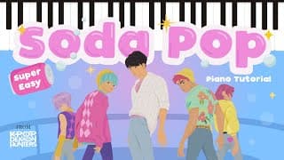 Soda Pop From Kpop Demon Hunters - Super Easy Piano Tutorial + Sheet Music