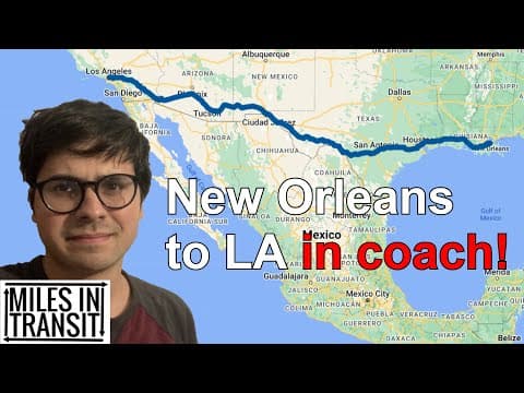 Amtrak Sunset Limited - Full Trip In Coach! - Apparently A Trip Report