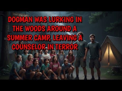 Dogman Was Lurking In The Woods Around A Summer Camp Leaving The Counsler In Terror