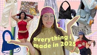 Everything I Made In My 2nd Year Of Sewing 2025 | & Crochet,  Knitting, Leatherwork