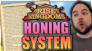 New Honing Feature? [autarch Testimony Reward] Patch Notes - Rise Of Kingdoms