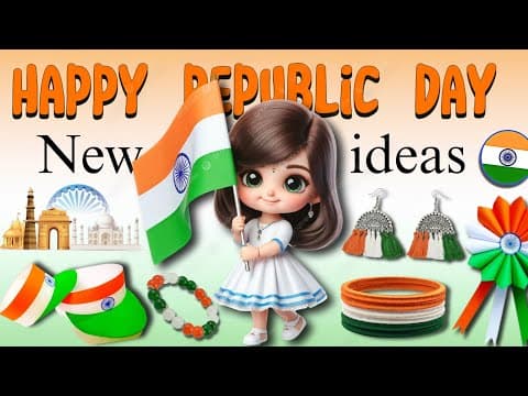 Diy Easy Republic Day Unique Craft Ideas 🇮🇳 | From Jugad!💡| Republic Day Craft Ideas | Shifa Craft
