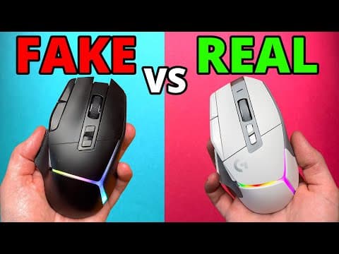 I Bought A Fake Logitech G502 From Aliexpress...