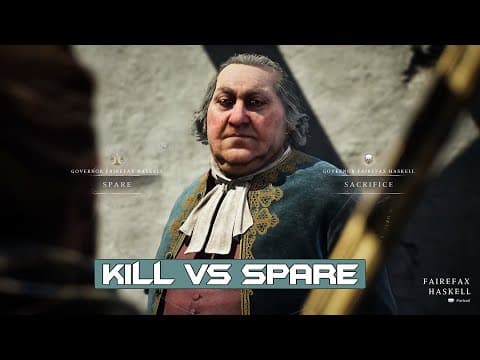 Banishers: Ghosts Of New Eden Choice Spare Or Sacrifice Haskell Both Choices (4k Gameplay Hd)