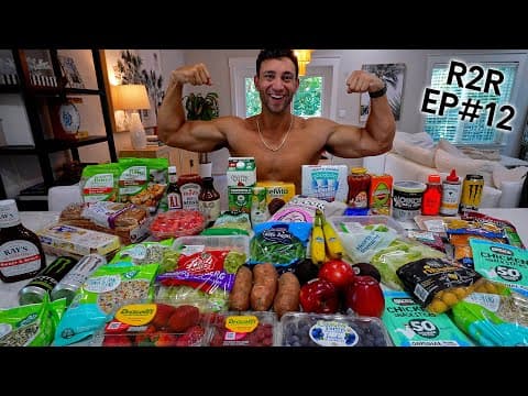 Road 2 Ripped Ep. 12 // Massive Low Calorie Grocery Haul For Cutting!