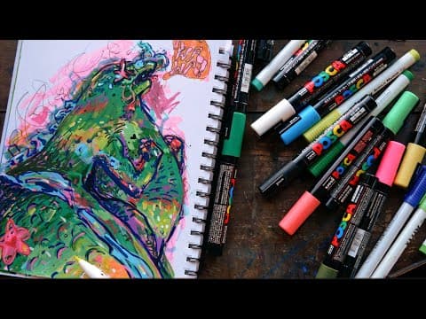 Godzilla Is Tired Of This Nonsense. Sketchbook Iluustration