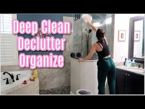 Realistic Deep Clean + Declutter + Organize 2025 | Bathroom, Closet & Bedroom Reset & Whole House!
