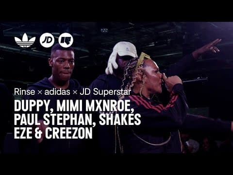 Duppy, Mimi Mxnroe, Paul Stephan, Shakes, Eze & Creezon | Rinse Live From Adidas X Jd Superstar