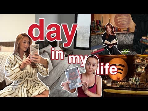 A Chatty Winter Day In My Life 📖🎧🌨️ (pilates, Makeup Routine, Spotify Event, + More) *bookmas Day 5*