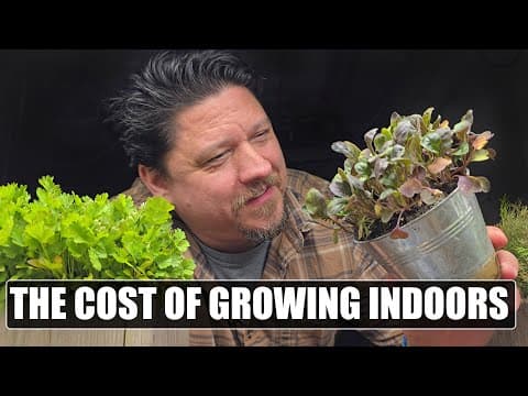 The Cost Of Growing Food Indoors Part 1 - Featuring Bluetti Elite 200 V2 Portable Power Station