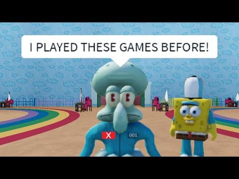 Roblox Squid Game Season 2 Funny Moments (squidward)