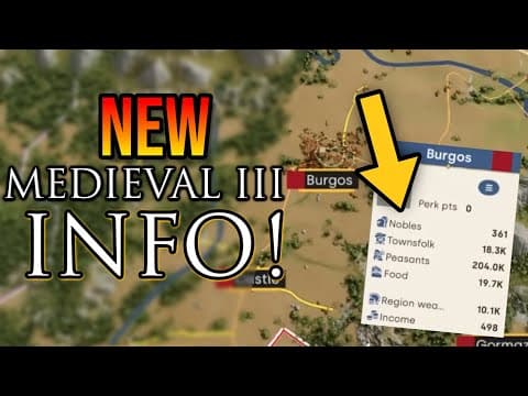 8 New Things We've Learned About Total War: Medieval 3 Campaign!