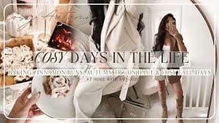 Cosy Days In The Life | Baking Cinnamon Buns, Autumn Try On Haul & Cosy Fall Days 🍂🍁