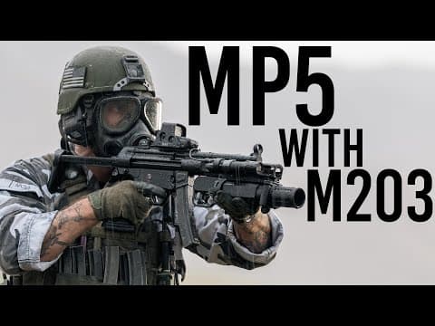 We Made The Mp5 W/ M203 From Half Life; You Can Own One