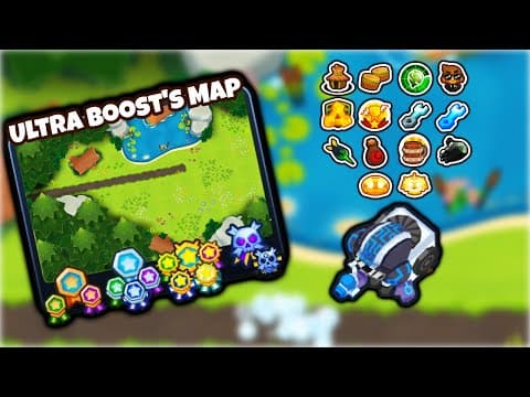 I Super Boosted The Ultra Boost On A Brand New Map! (bloons Td 6)