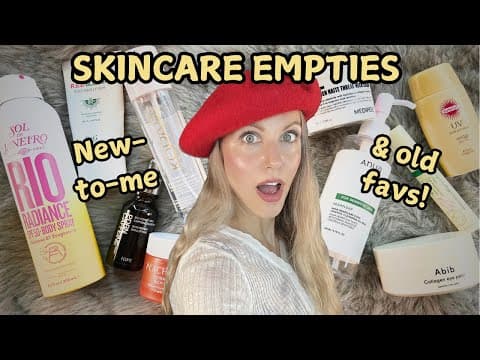 Skincare Empties! Tons Of Sunscreen (predictably)
